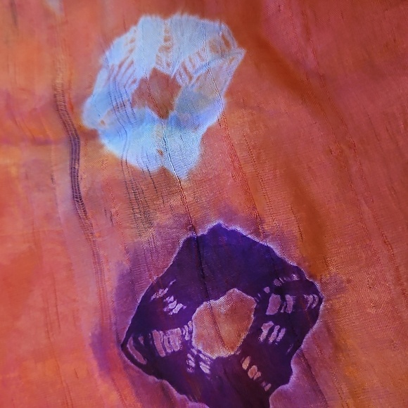 Amazing Silk Hand Dyed Super Long Ooak India Made  Scarf
